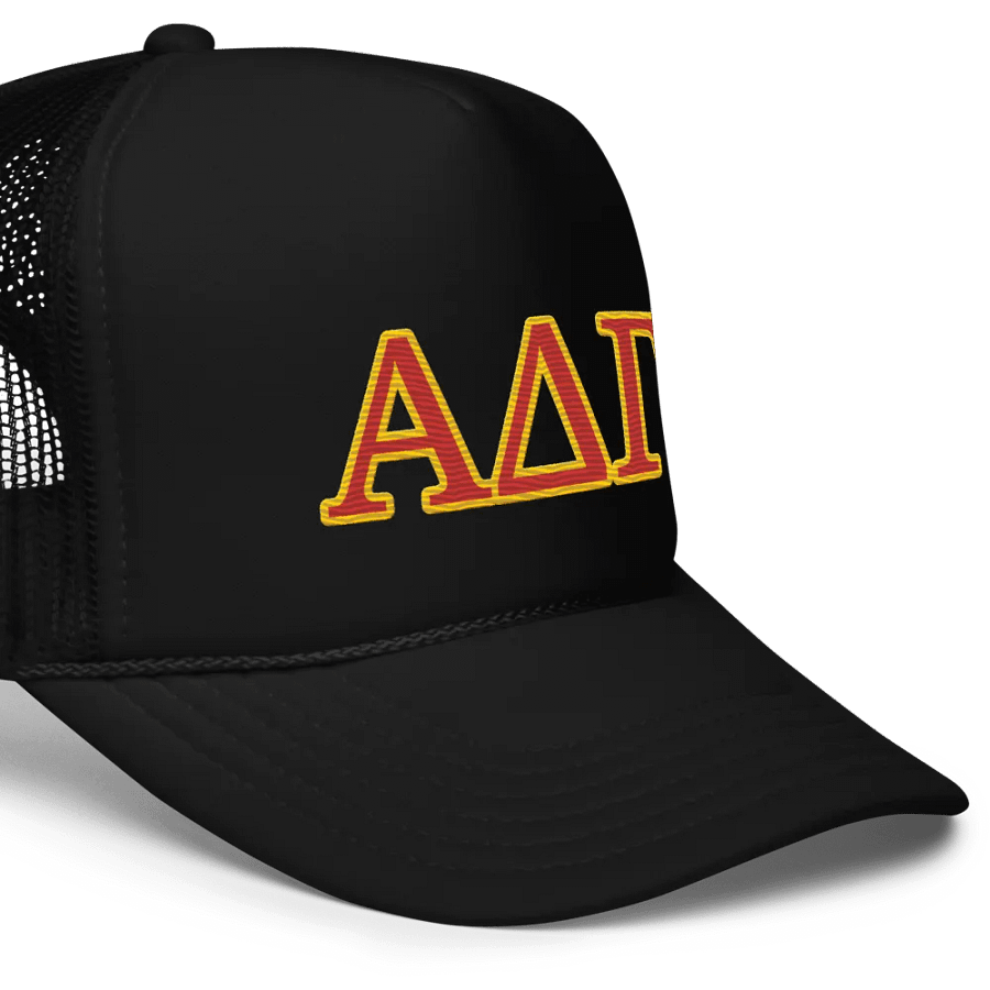 ADG Letters Foam Trucker Cap - Puff Embroidery product image (6)