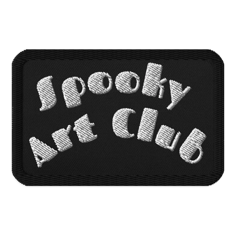 Spooky Art Club Embroidered Patch