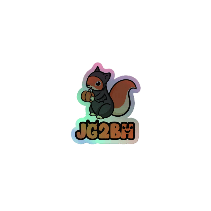 Bat Squirrel Holographic Sticker Sheet product image (1)