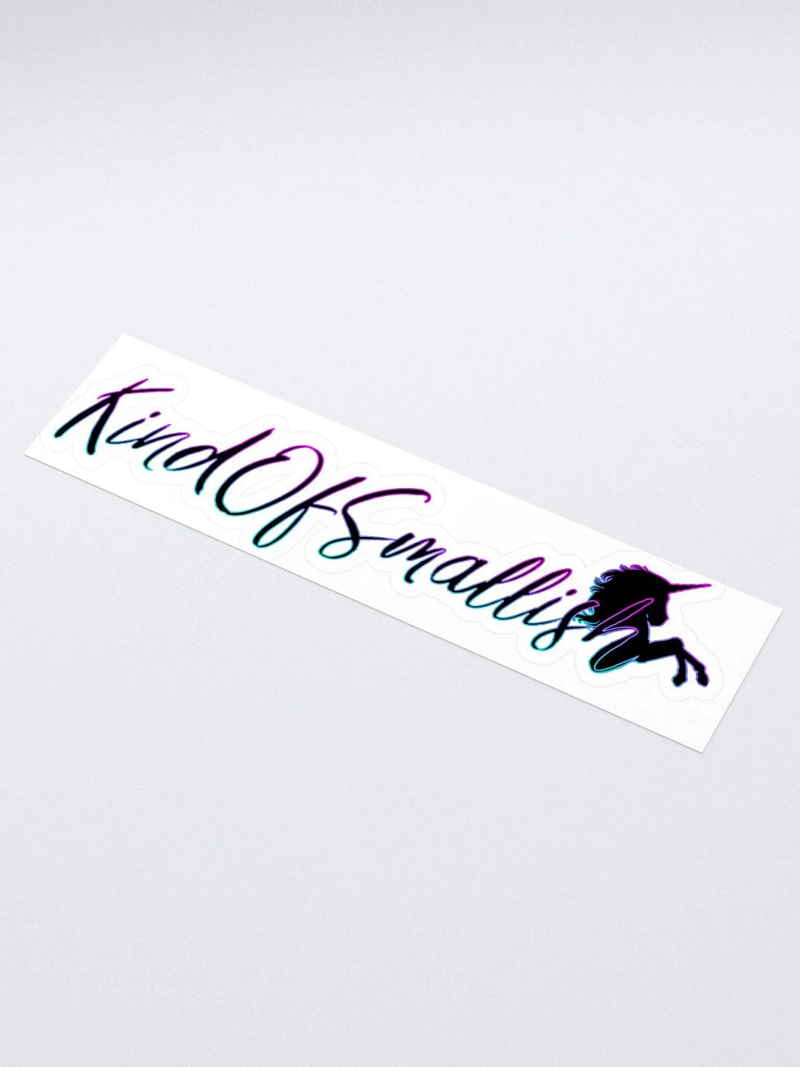 KindOfSmallish Logo Kiss Cut Stickers product image (1)