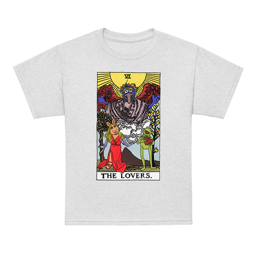 Piggy and Kermit Lovers Tarot Card Kid Shirt product image (72)