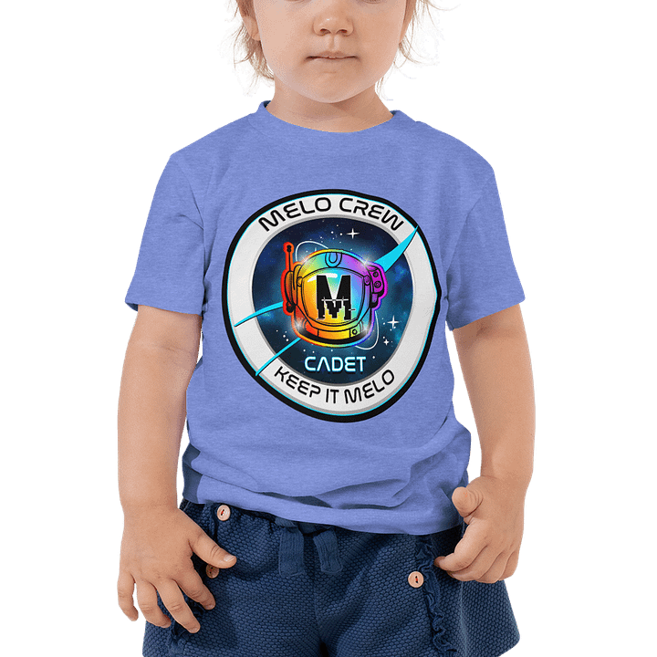 #MeloCrew Badge: Cadet - Basic Toddler T-Shirt | #MadeByMELO product image (2)