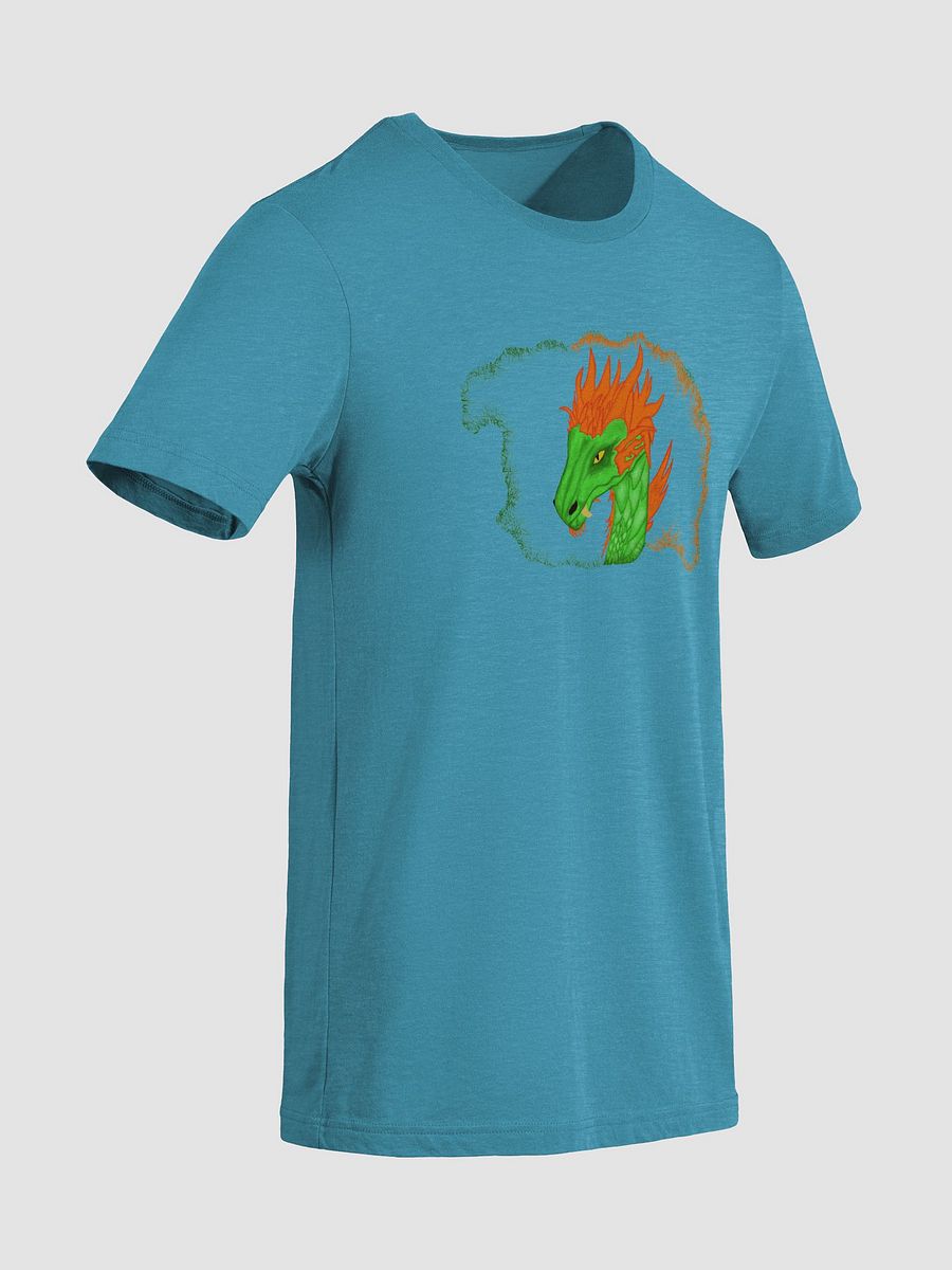 Fiery Dragon Head Tri-Blend T-Shirt product image (1)