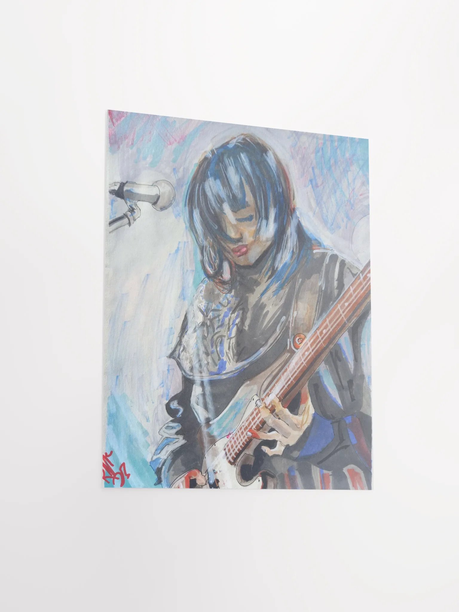 Art Poster Print: Her Bass Moves My Heart product image (3)