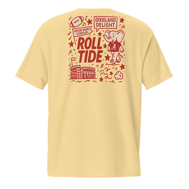 Bold Red 'ROLL TIDE' Pocket Tee product image (3)