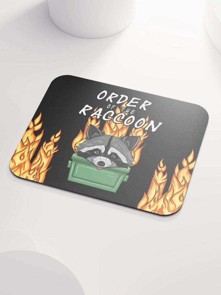 Raccoon Order Mousepad - Darkmode product image (3)