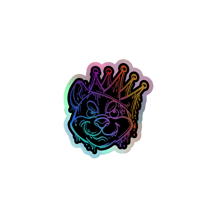 Shweedle Dog Rainbow Sticker product image (1)