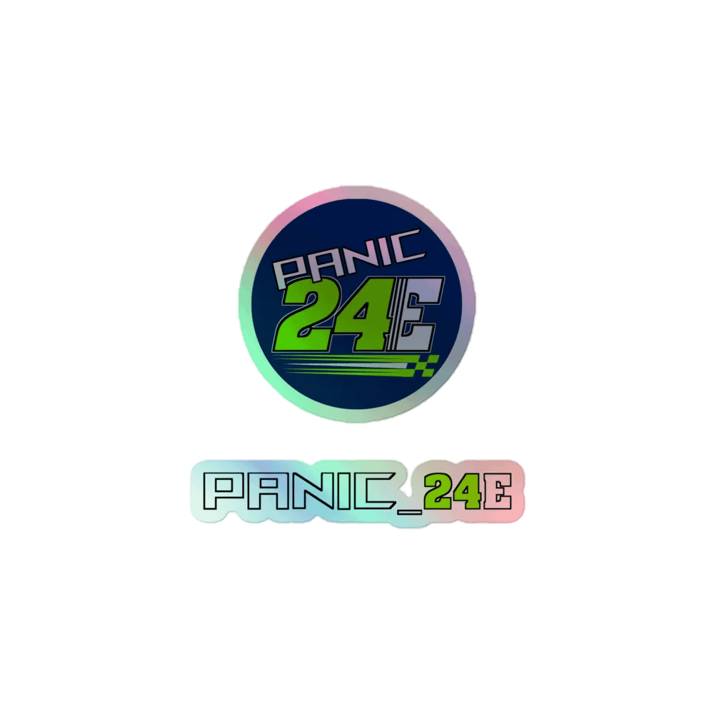PANIC_24E Holographic Stickers product image (1)