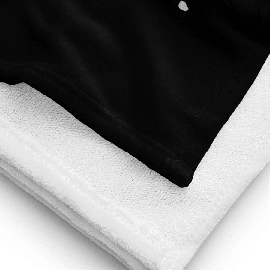 White HApex Gear White Logo - Black Sublimated Towel product image (5)