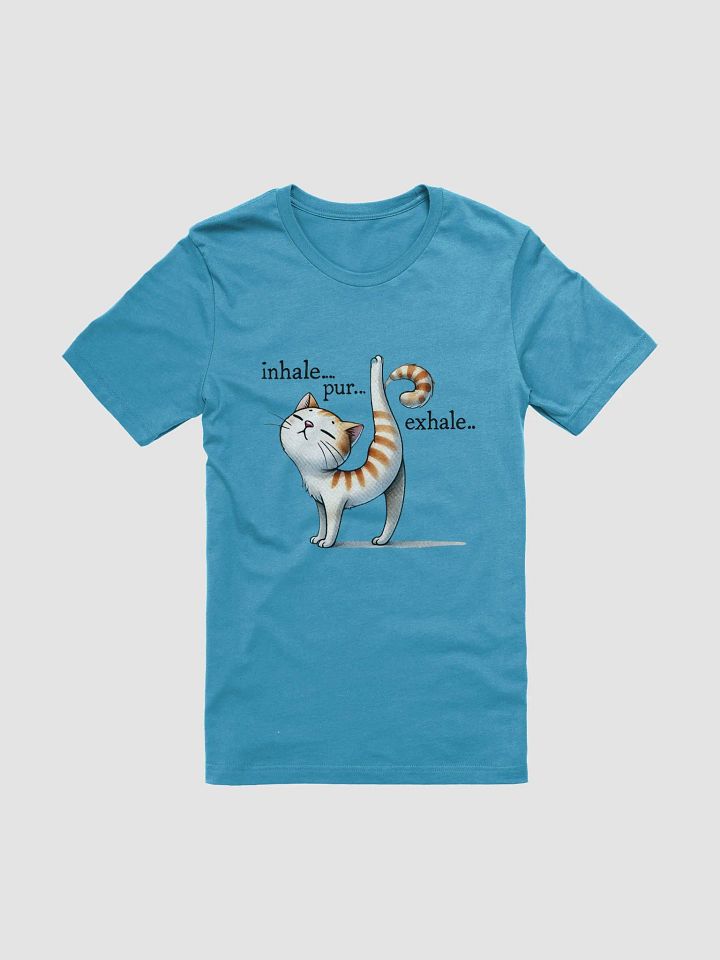 Inhale…Purr…Exhale - Yoga Cat T-Shirt product image (1)