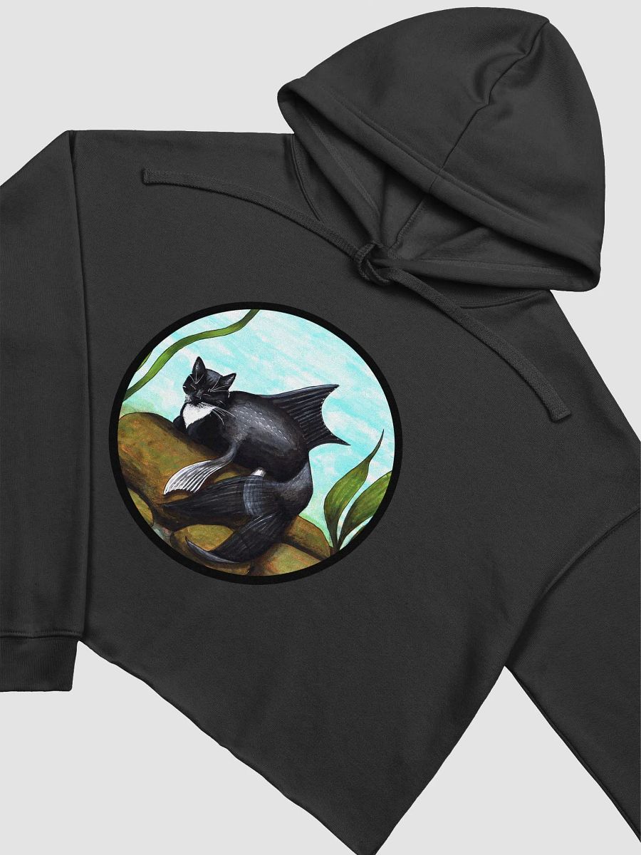 Mermeow Tuxedo CropHoodie product image (3)