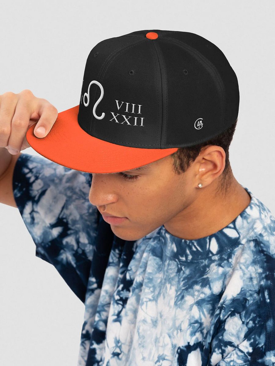 Leo Zodiac Sign "Courage" : Fierce Heart Snapback Cap product image (7)