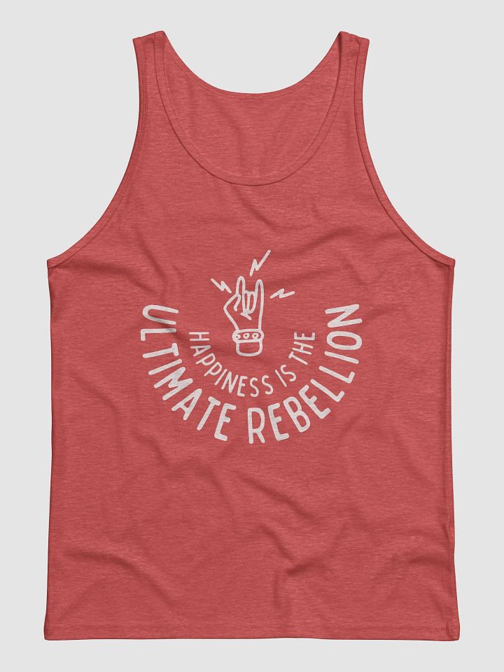 Happiness is the Ultimate Rebellion Rock On Tank product image (2)