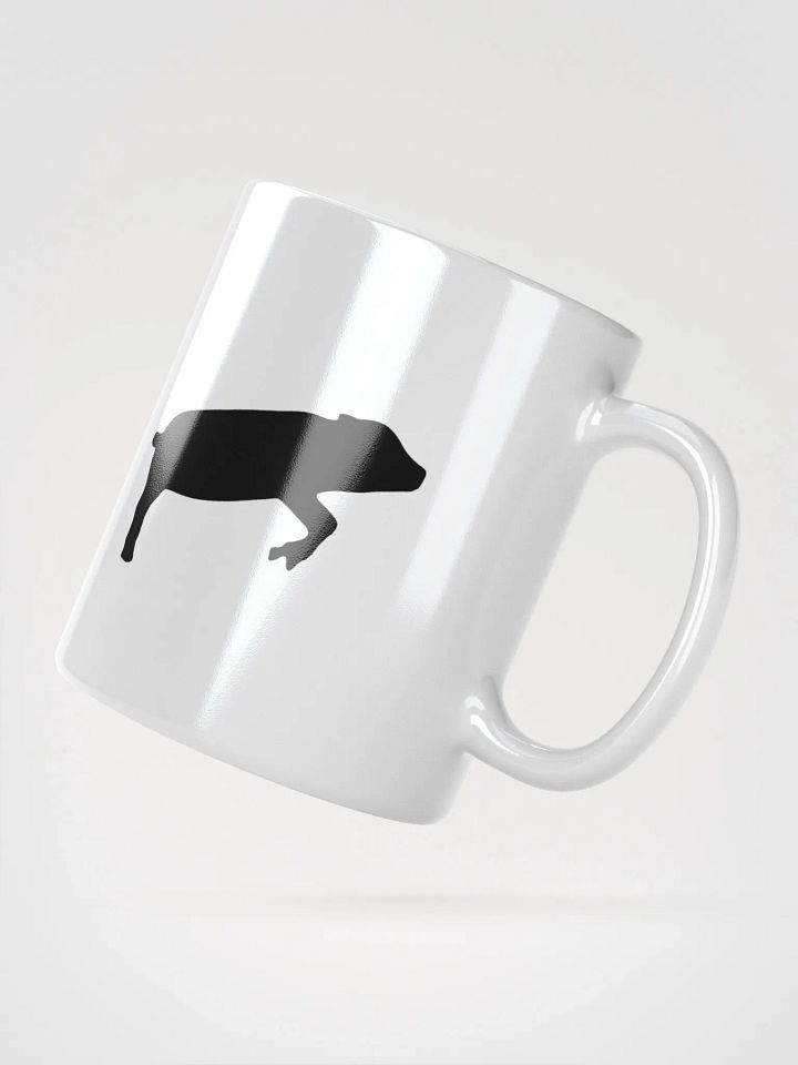 Leaping Pig (White Glossy Mug) product image (2)