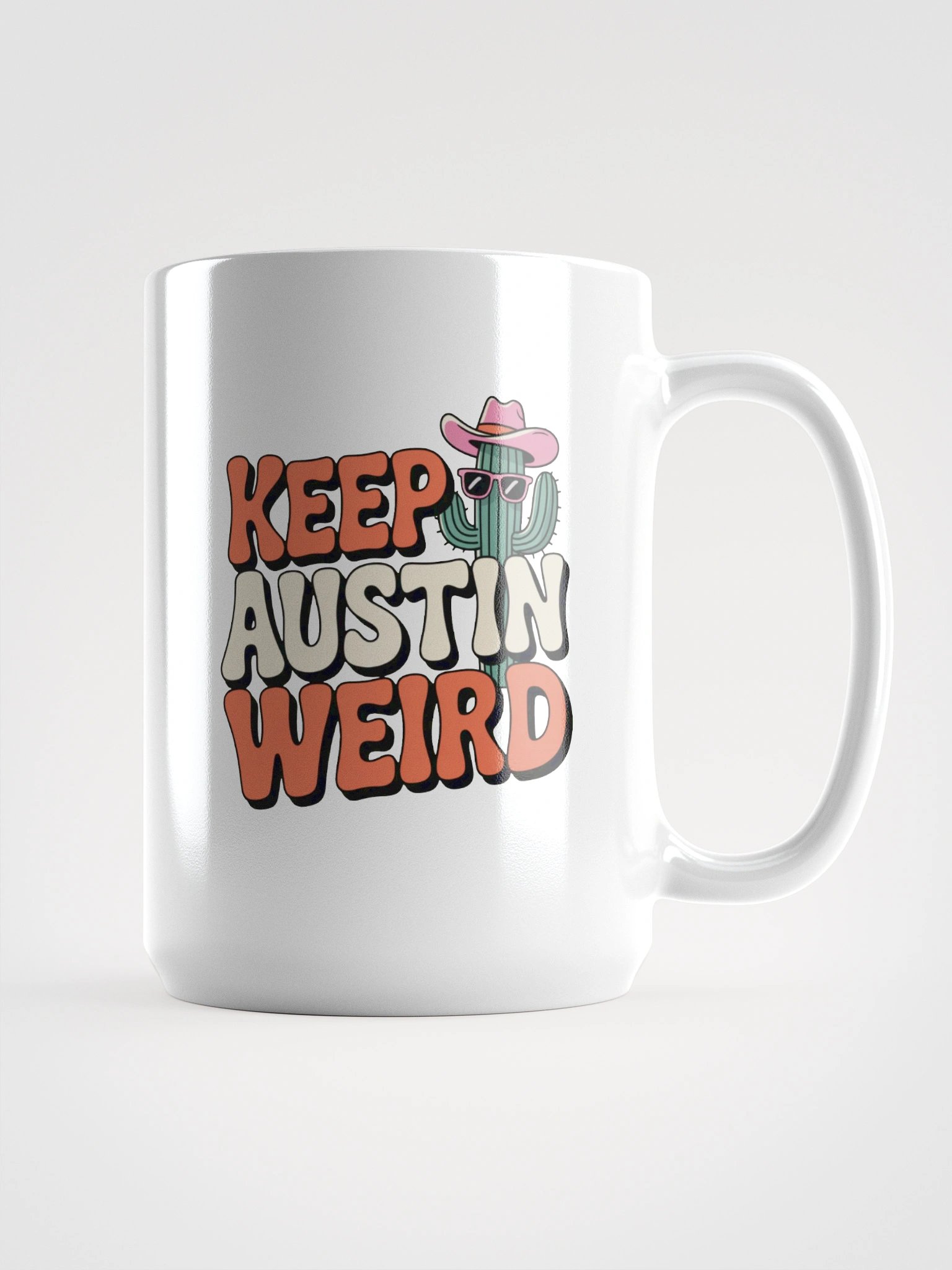 Keep Austin Weird Cactus Mug product image (1)
