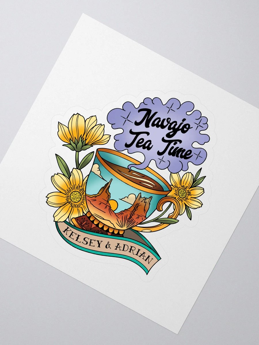 Navajo Tea Time Sticker product image (2)