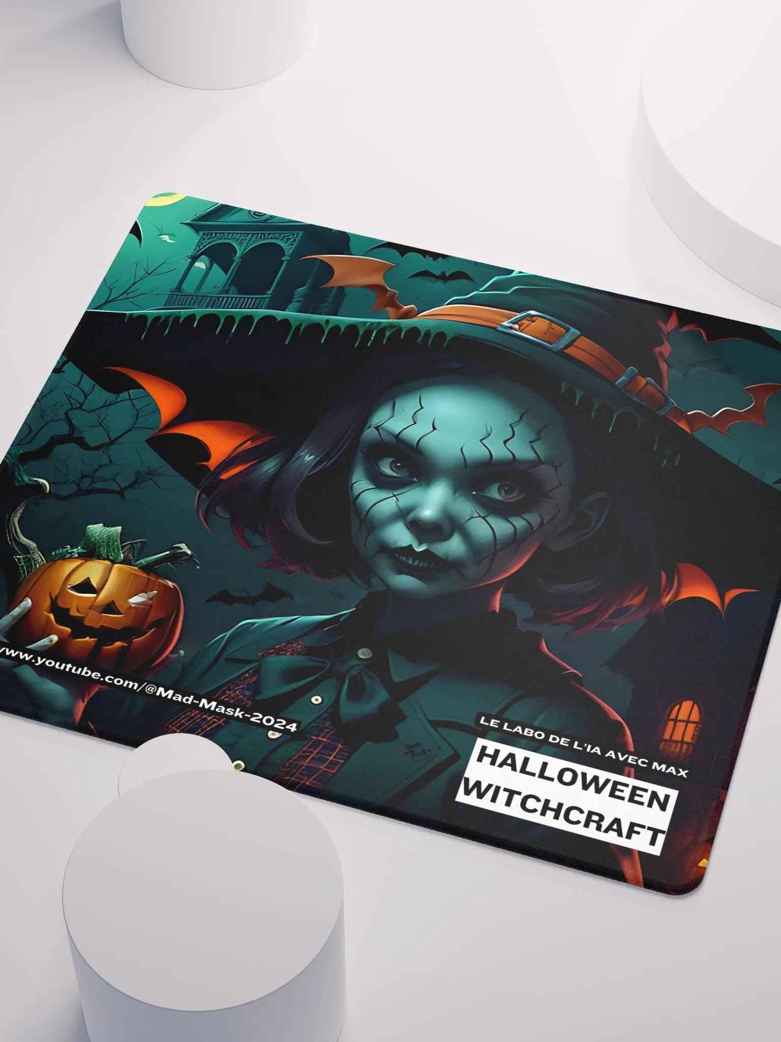 Mouse Pad Gaming Halloween Witchcraft product image (3)