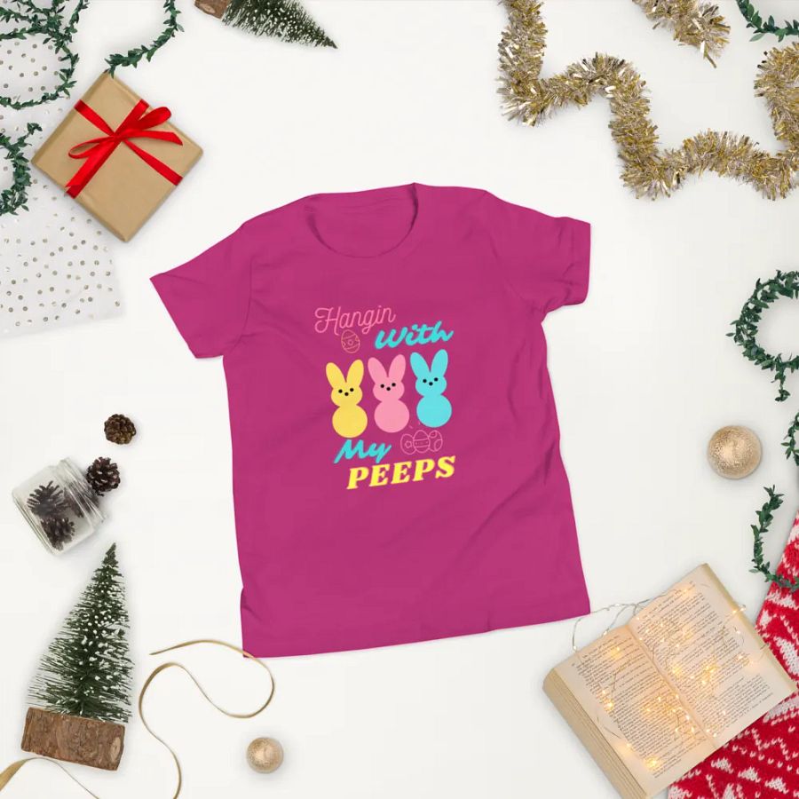 Hangin With My Peeps Kids Tee product image (16)