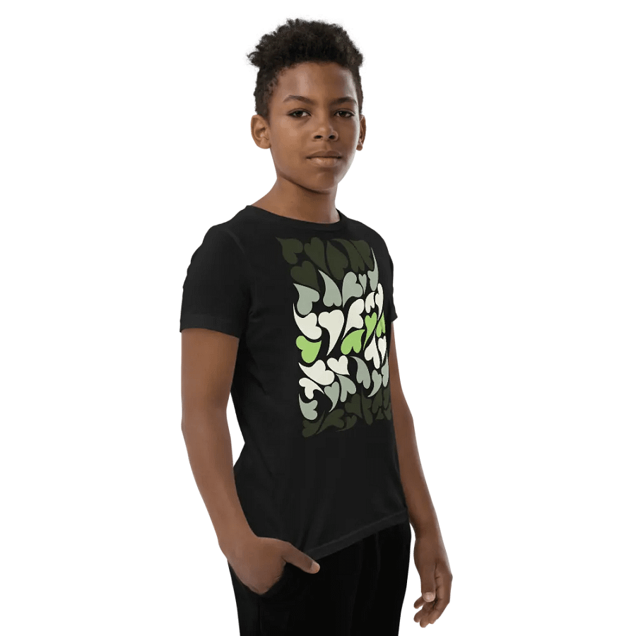 Nestled PRIDE Agender T-shirt (Youth) product image (12)