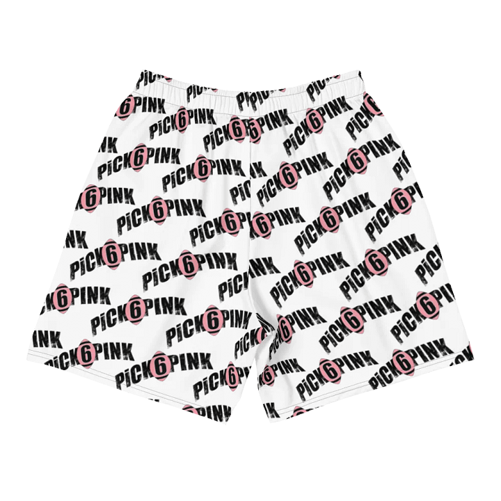 Pick 6 Pink White Athletic Shorts product image (2)
