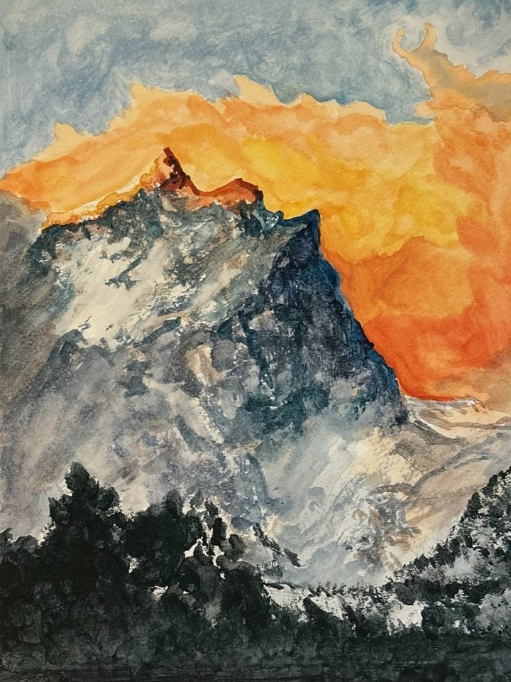 Italian Sunset - Watercolor Painting product image (1)