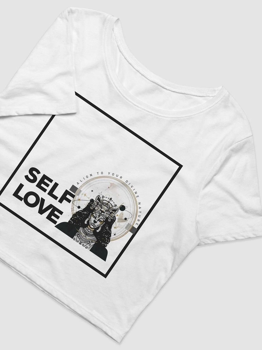 Self Love Goddess White Crop product image (3)