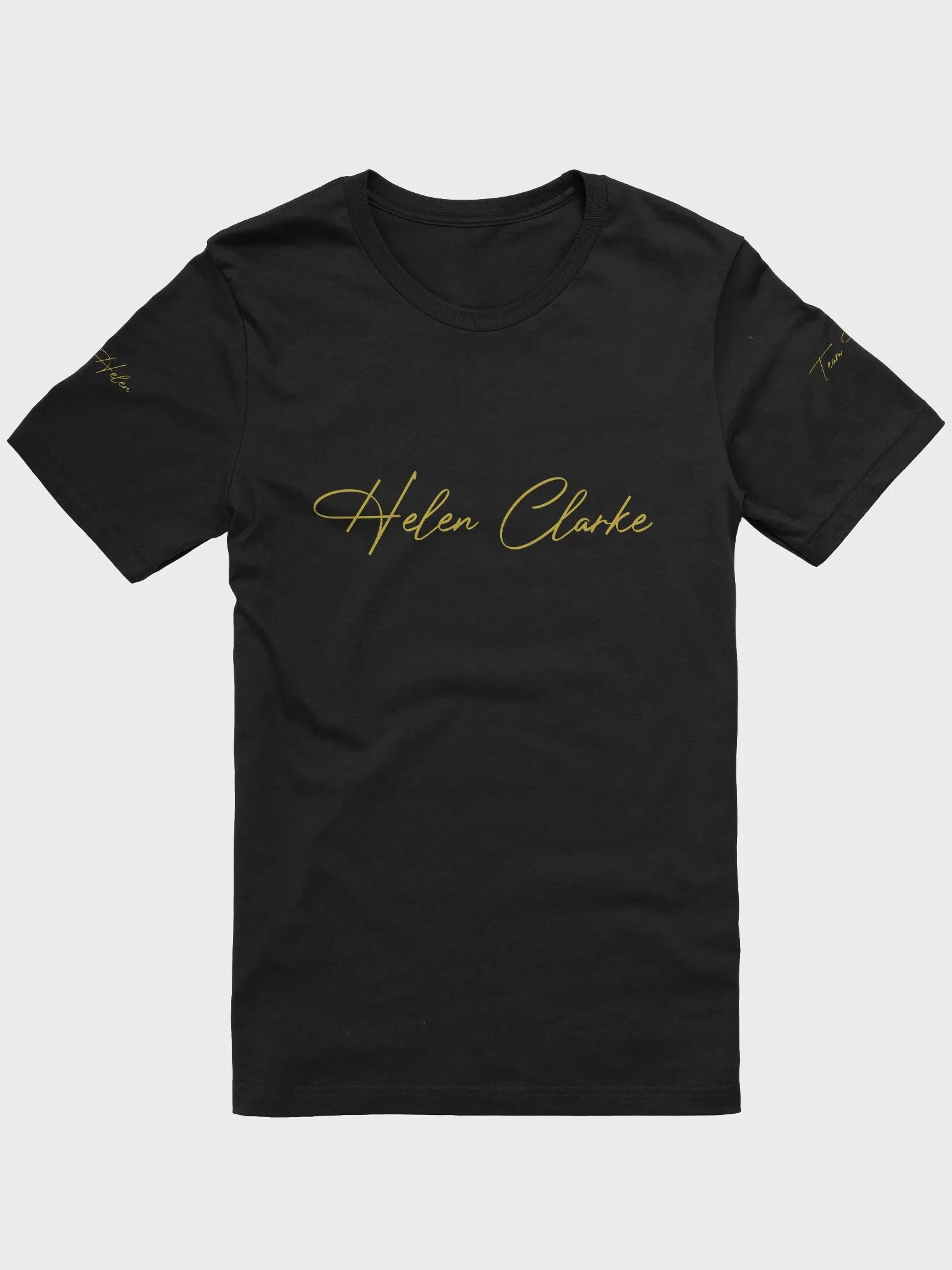 Gold LTD Edition Team Helen Clarke Exclusive T-shirt Members Only product image (1)
