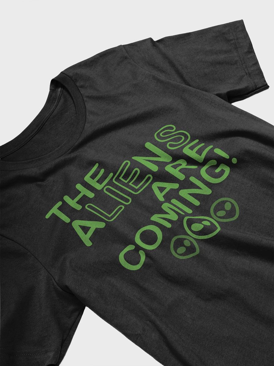The Aliens Are Coming! - Green - Bella+Canvas Supersoft T-Shirt product image (3)
