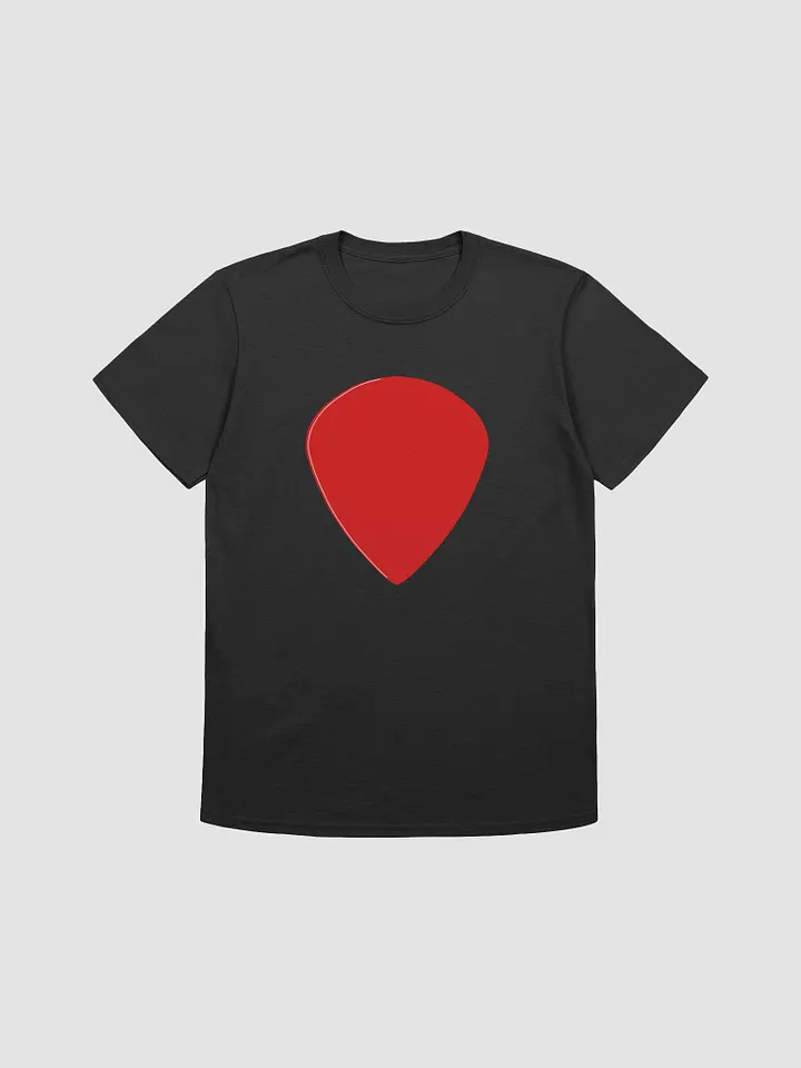 Crimson Guitar Pick Unisex Tee product image (1)