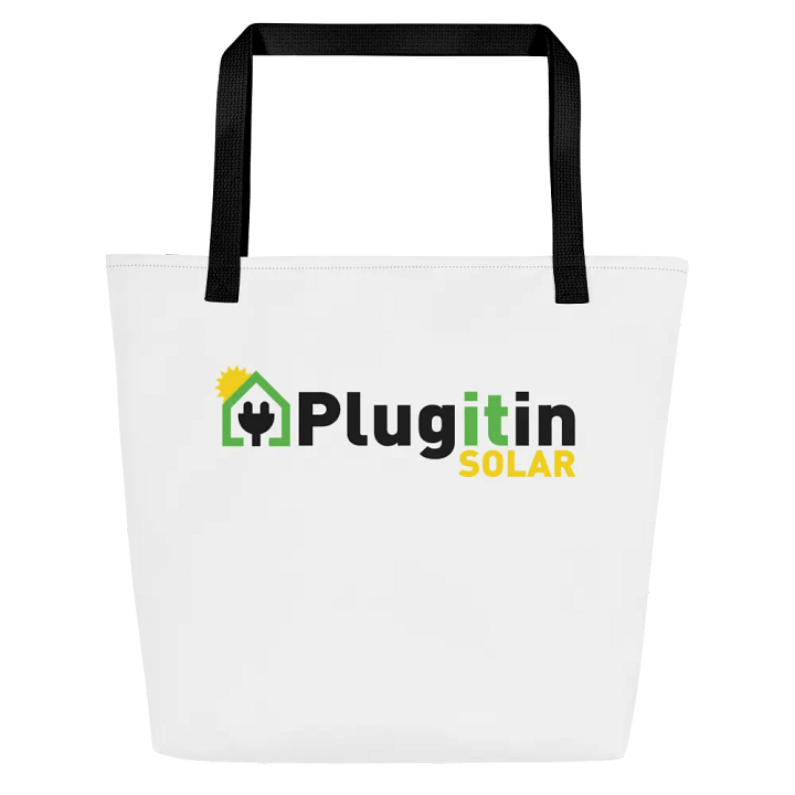 Plug It In Solar High-Quality Large Tote Bag w/ Pocket product image (1)