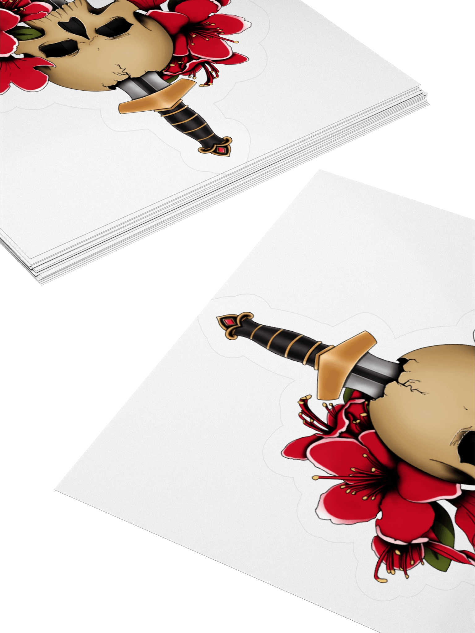 Skull and Roses Sticker product image (7)