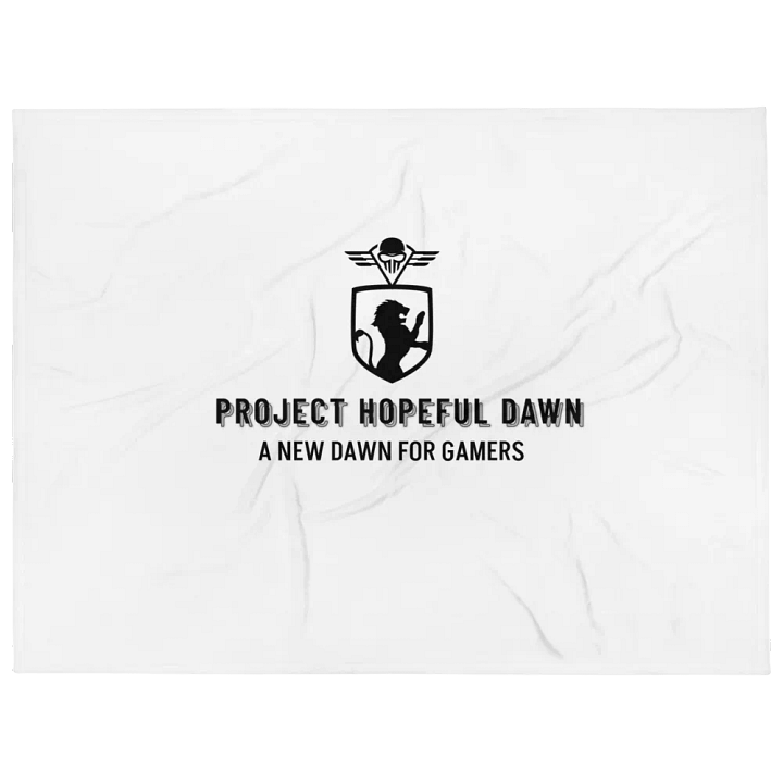 Hopeful Dawn Shield Throw Blanket product image (1)
