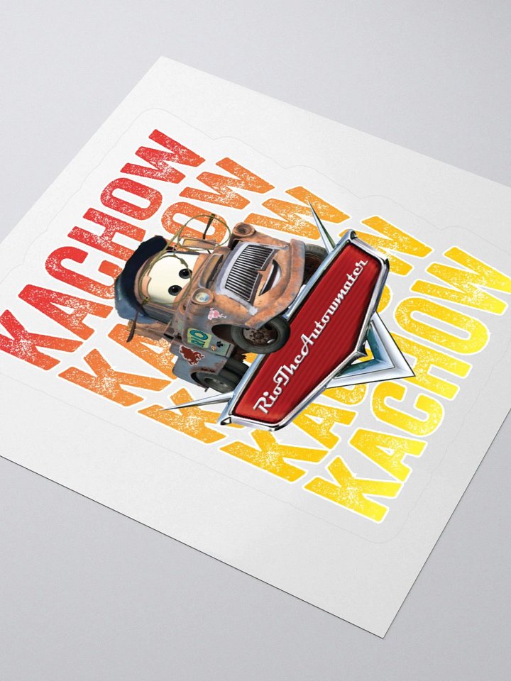 RioTowmater Kachow Sticker product image (1)