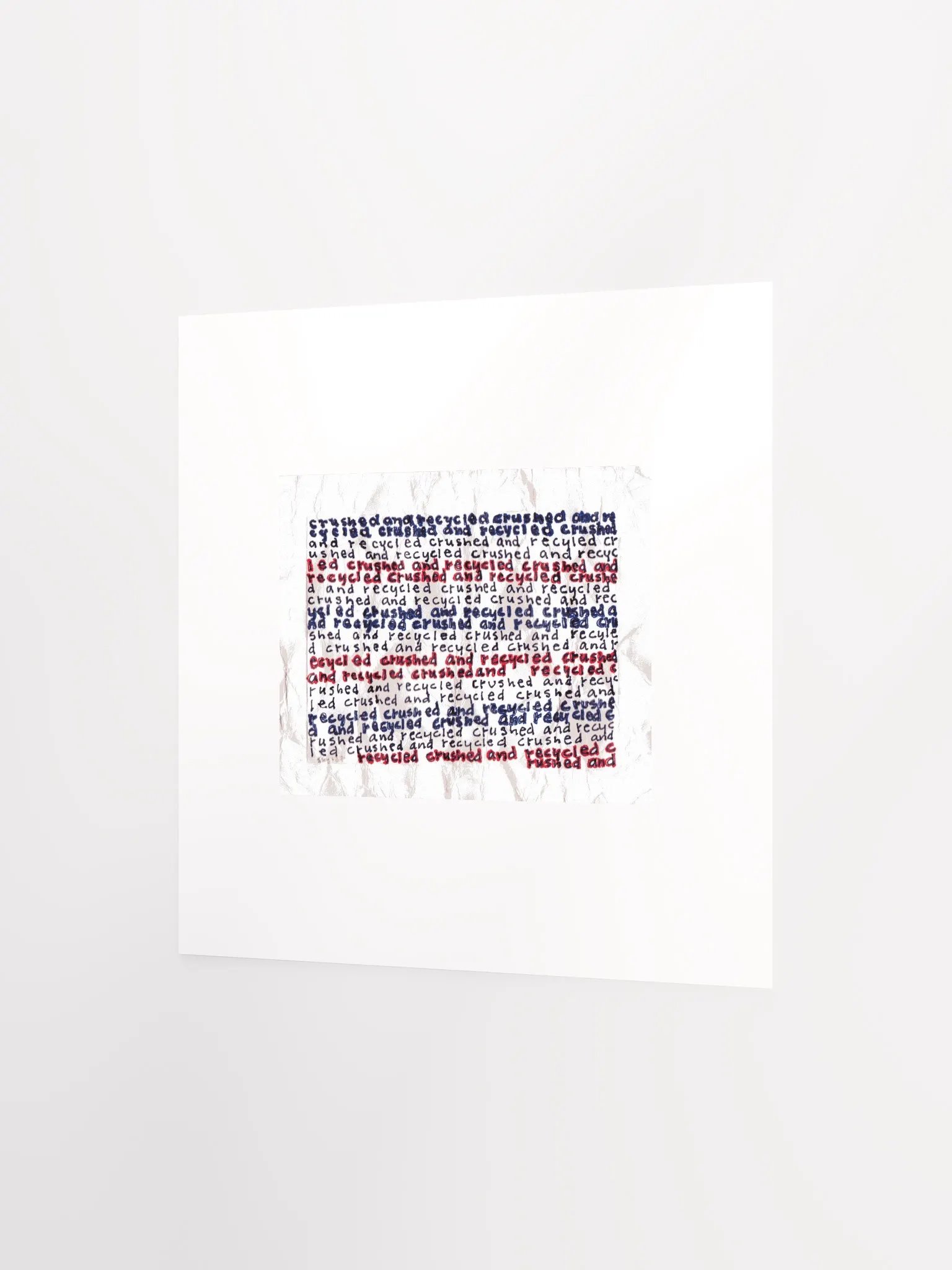 crushed and recycled panel card print product image (4)
