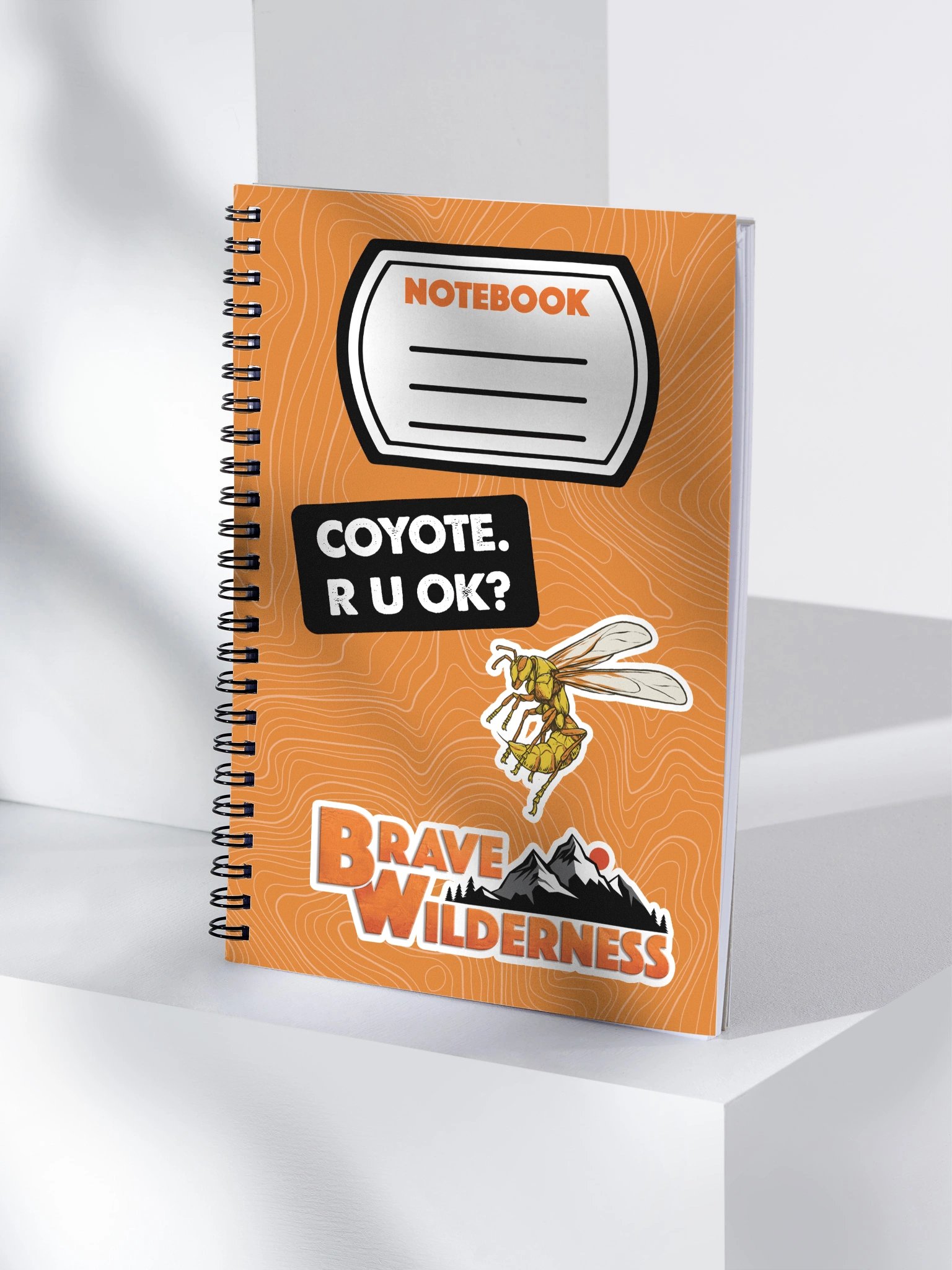 Brave Wilderness Notebook - Topographical product image (4)