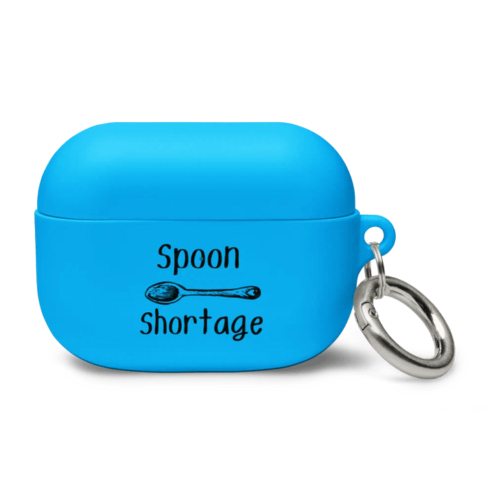 Spoon Shortage Airpods Case- Black Print product image (6)