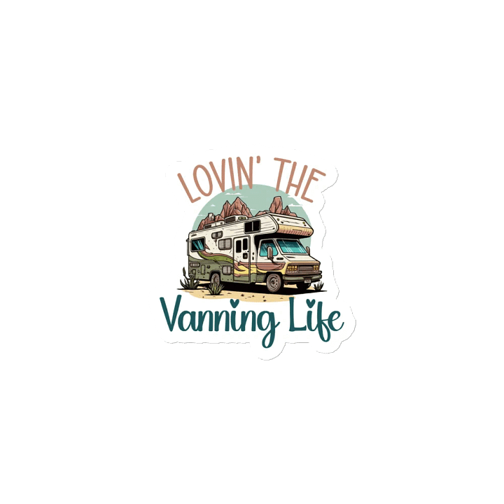 Lovin' the Vanning Life Die-Cut Magnet product image (2)