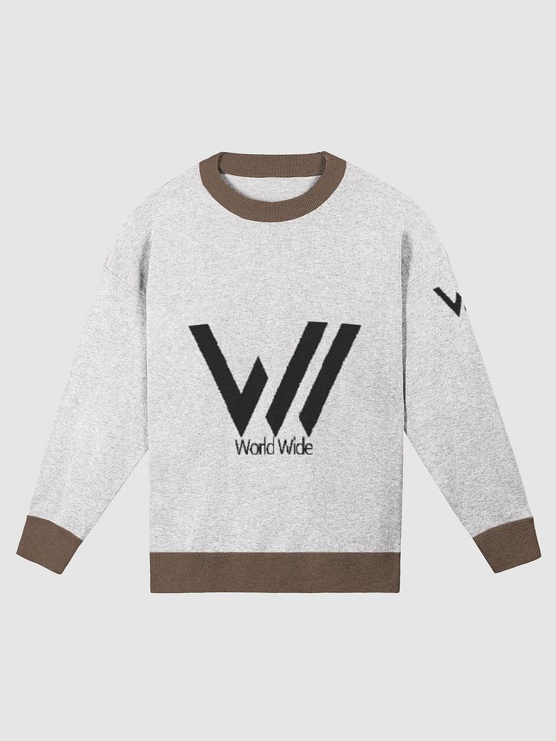 WorldWide Knitted Crewneck Sweater Relaxed Fit for Women