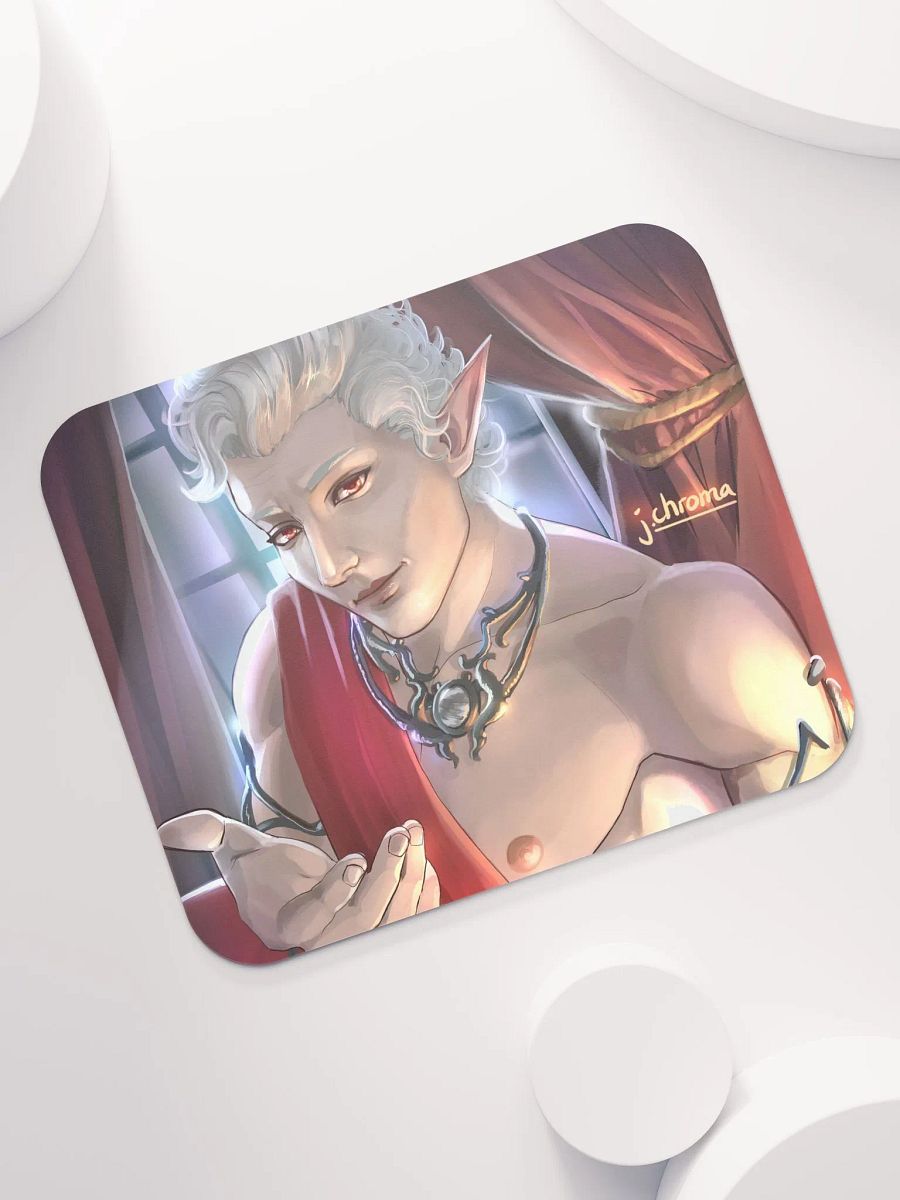 Vampire Valentine - Romantic Pinup Game Fanart - Game Mousepad - Art by CosmicChroma product image (7)