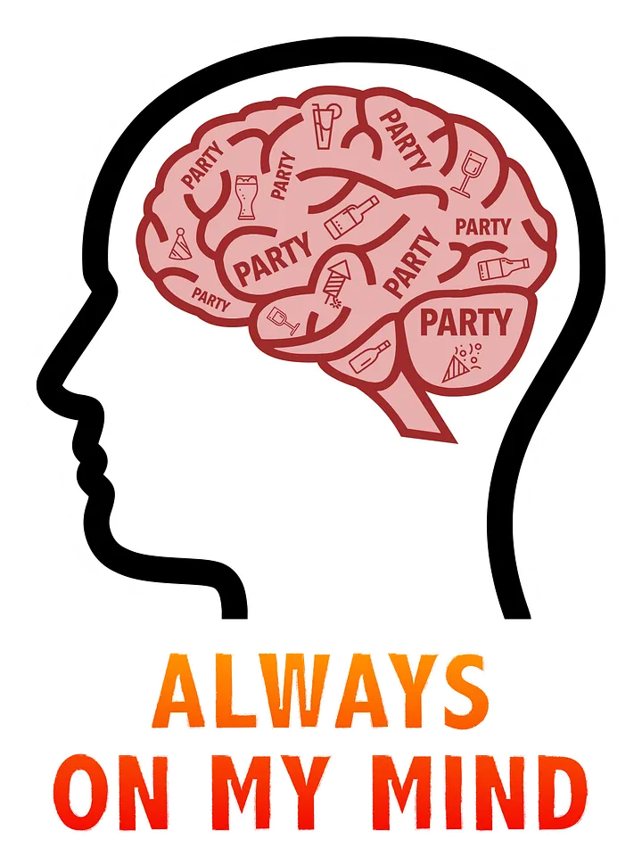 Party is Always On My Mind T-Shirt product image (2)