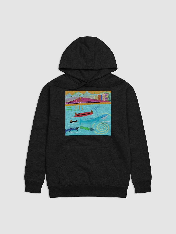 Cotton Heritage Unisex Premium Hoodie: blue whale product image (8)