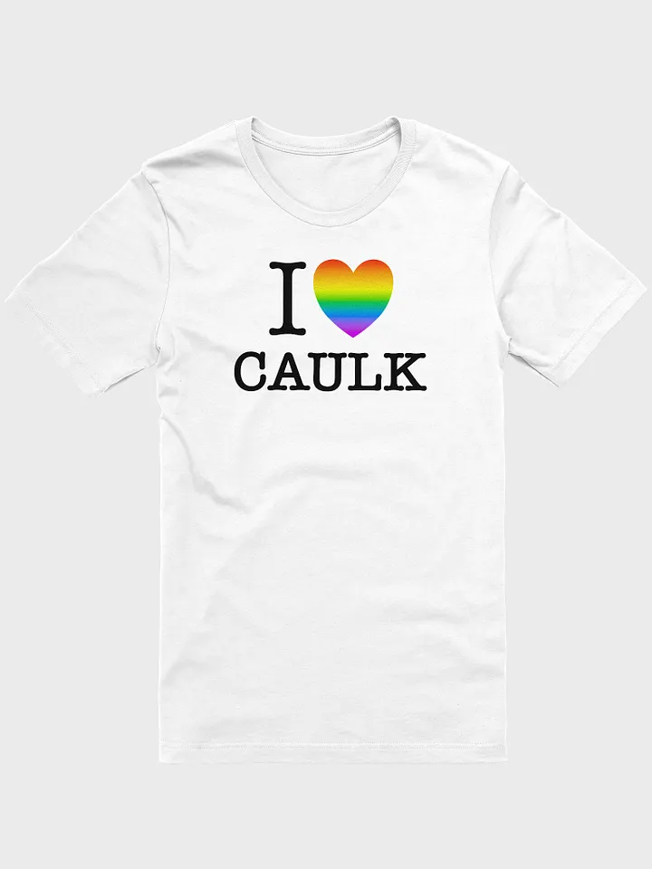 I LOVE CAULK Rainbow / Light Supersoft Tee product image (1)