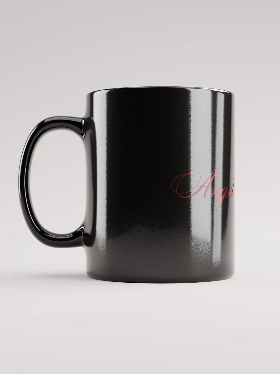 Red Logo Glossy Black Mug product image (6)