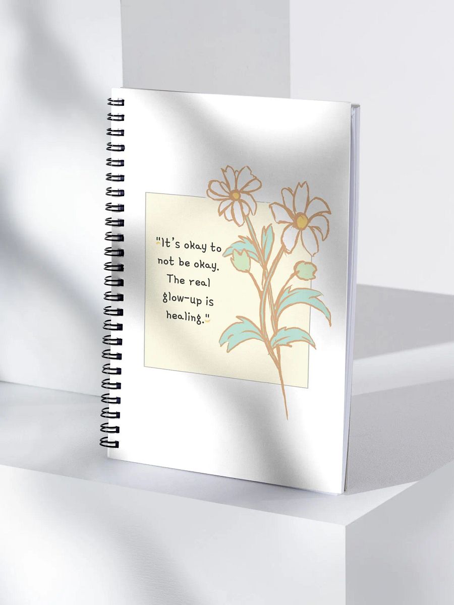 Glow-Up Healing Spiral Notebook product image (3)
