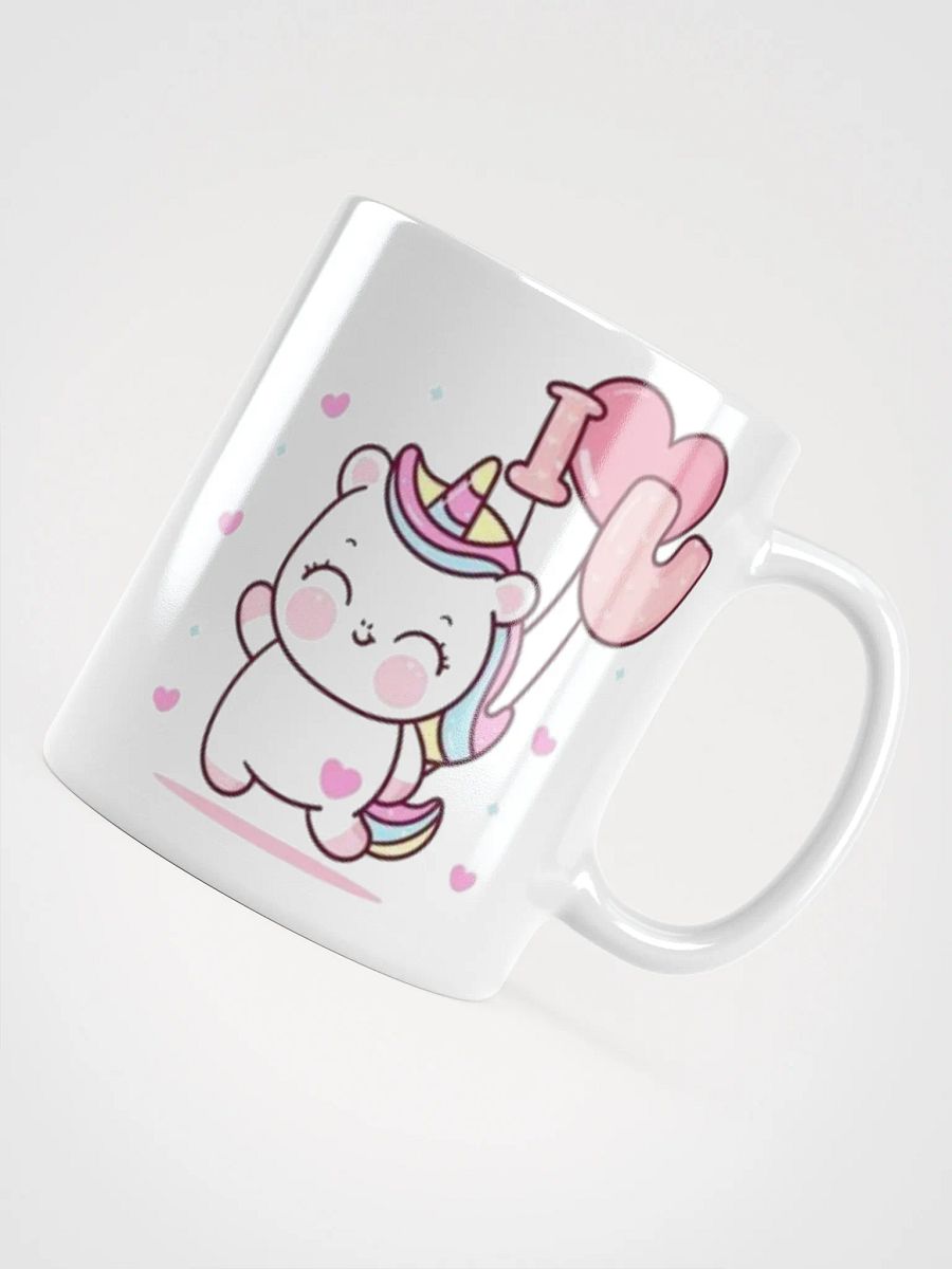 White Glossy Mug Sweet Cloud product image (4)