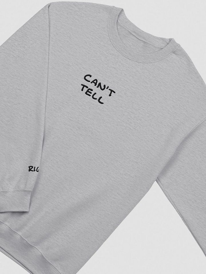 CAN'T TELL embroidered crewneck (black) product image (2)