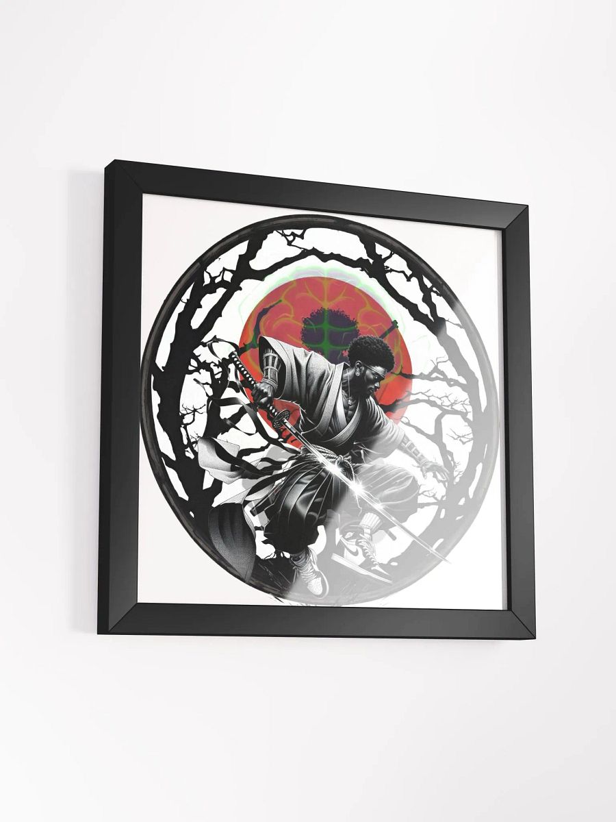 Black Samurai Framed 12 x 12 product image (3)