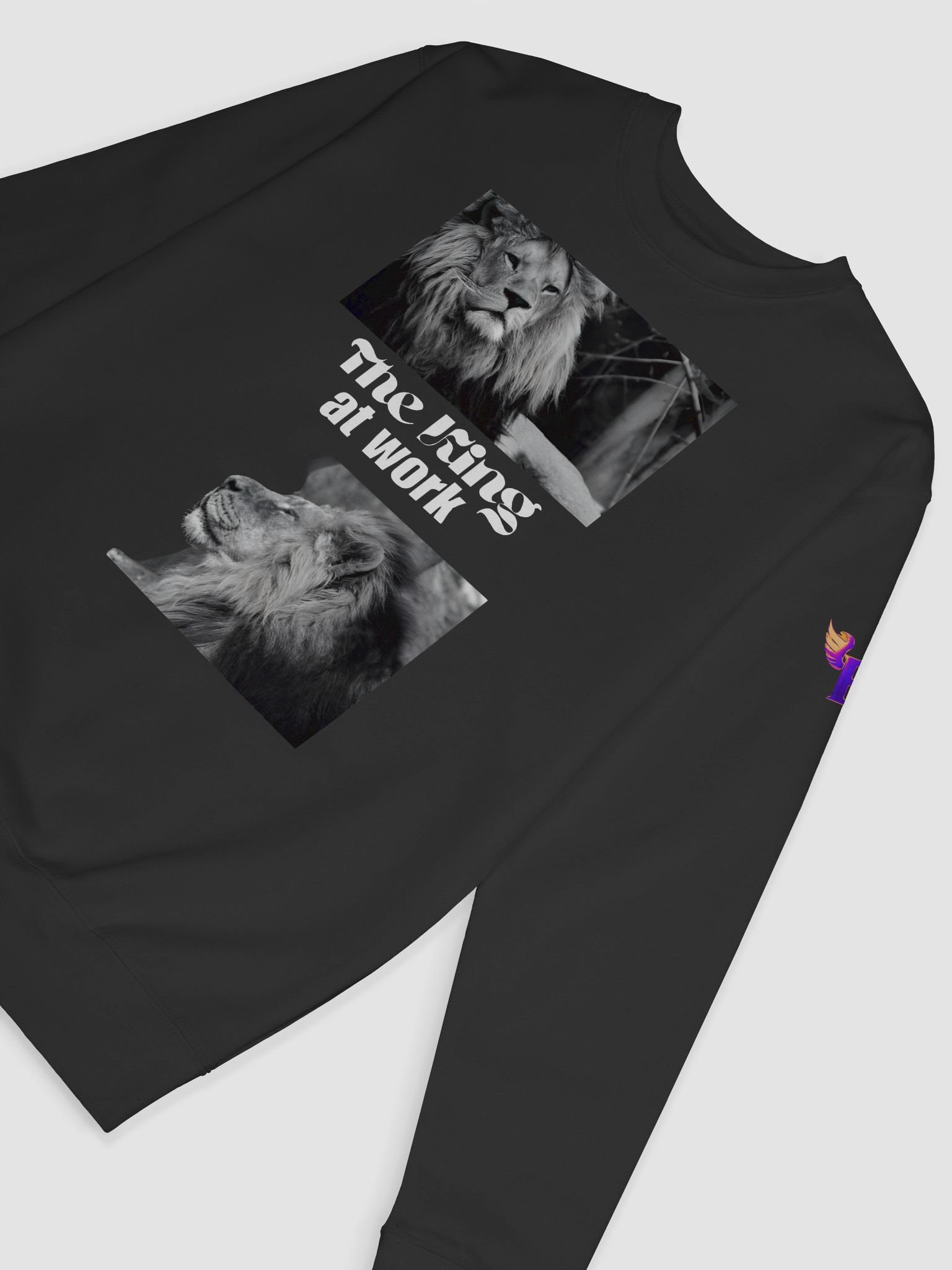 The king at work: Crew neck product image (6)