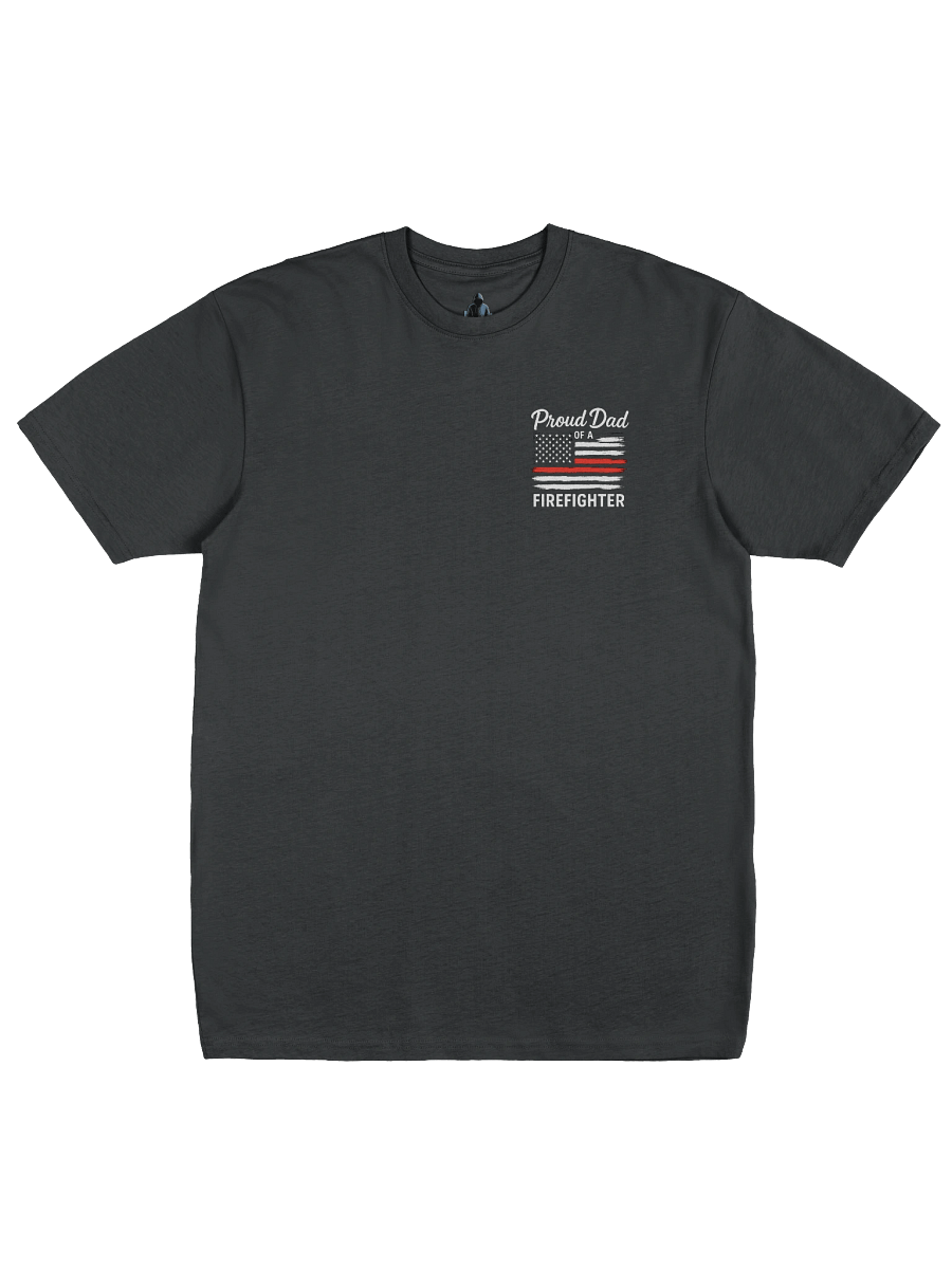 Proud Dad Firefighter Graphic T-shirt product image (12)
