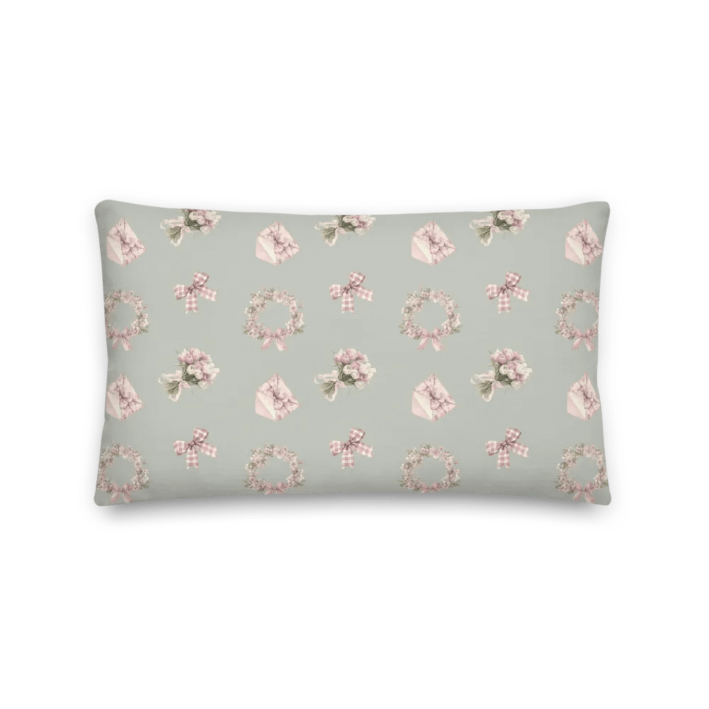 Hello Spring Green - Pillow TWO IN ONE - Premium Pillow - Doppelseitig bedrucktes Designerkissen product image (2)